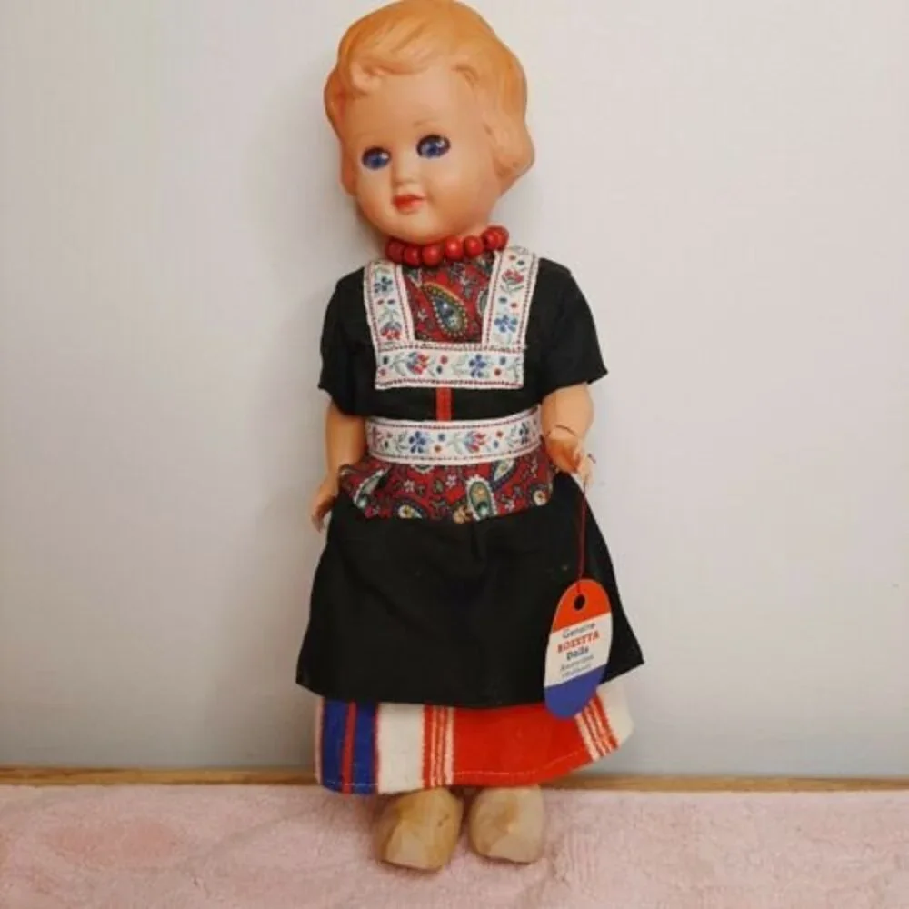 Vtg Genuine Rozetta Doll Amsterdam Holland Souvenir Dolls of the World